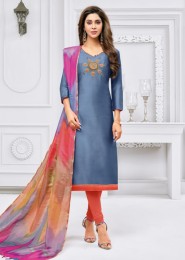 Cotton Regular Wear Churidar Suits