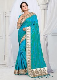 Zari Embroidery Work Sarees