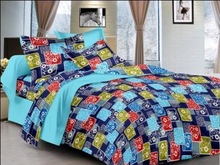 Cotton Double Bed Sheet with Pillow Cover Set
