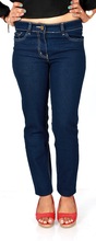 D-Nimes Spandex / Cotton Indigo Denim Jeans, Fabric Weight : 10oz