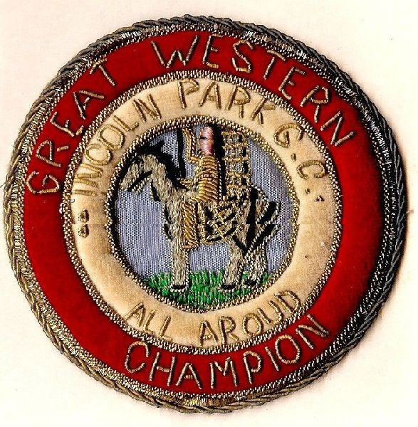 GREAT WESTERN CHAMPION Vintage Patch