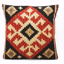 Hand Woven Kilim Design Cushion Cover