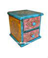 Woodebn Hand Painted Drawer Mini Cabinet, Size : 6x6x6