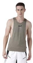 100% Polyester USI BEIGE GYM VEST, Style : T-Shirt