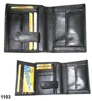 Mens pure leather wallet