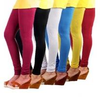Cotton/lycra knitted Cotton Leggings, Age Group : Adults