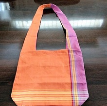 Cotton Fabric Sling Bag