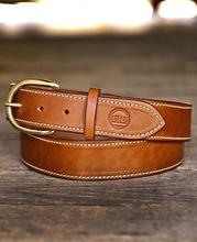 MARCH Men leather belt, Buckle Material : Brass