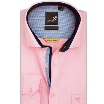 Equation Full Mens Cotton Shirt, for Breathable, Carbon finish, Technics : Yarn Dyed