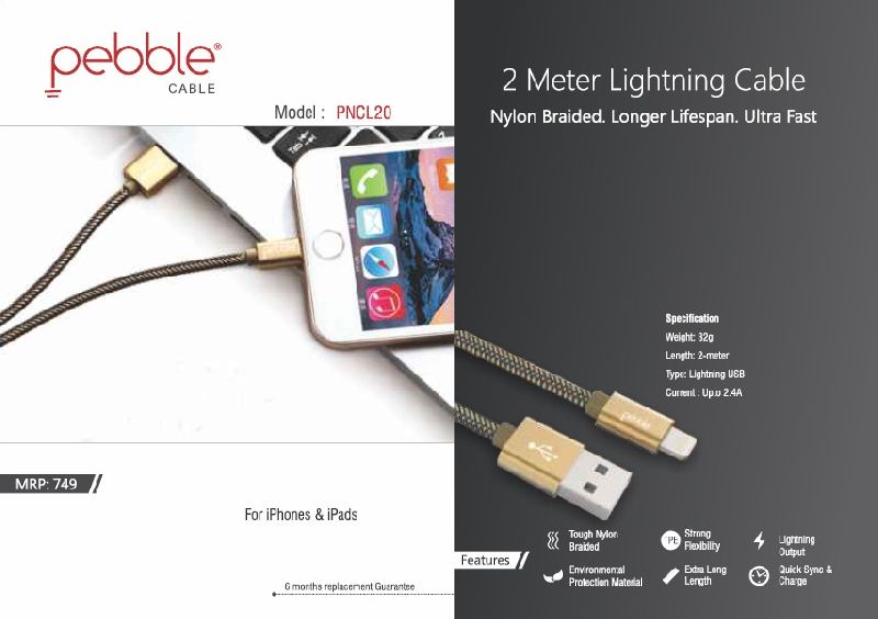 Pebble USB Cable PNCL 20
