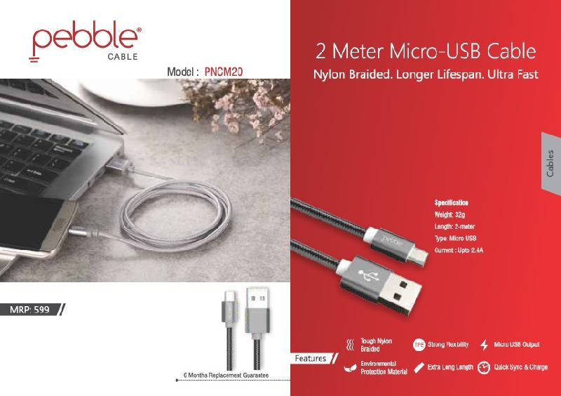 Pebble USB Cable (PNCM 20)