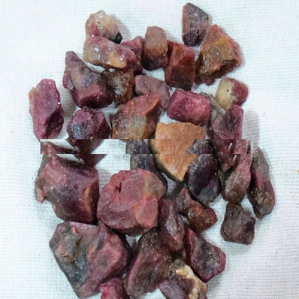 pink tourmaline raw natural stone