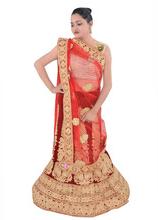 Reena Gold Work Bridal Lehenga, Clothing Type : Choli