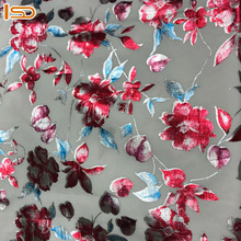 Satin Printed Floral Digital Fabrics