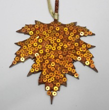 Decorative Christmas Leaf shape Hangings