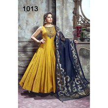 Designer Full Stitched Party Wear Gown, Feature : Anti-Shrink