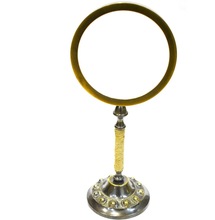 Brass Magnifying Glass, Size : 25 cm