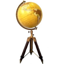 CALVIN Metal Nautical Antique World Globe