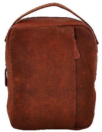 Cross body Messenger backpack in Tan