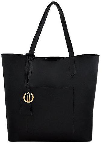 Tote Bag Black, Closure Type : Magnet Button