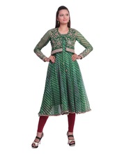 Inblue Fashions Lehariya Evening Dress