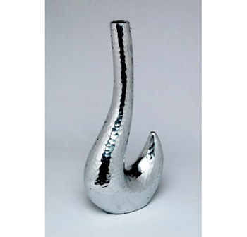JTG Inc Aluminium metal flower vase, for Indoor Outdoor Decrative, Style : Classic