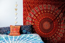  100% Cotton Printed Dorm Decor Bed-sheets, Technics : Handmade
