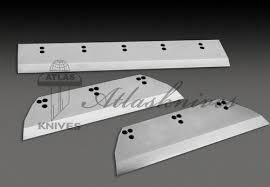 Polished Stainless Steel Trimmer Knives, for Industrial, Color : Silver