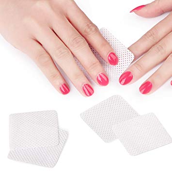 Plain Pure Cotton Nail Polish Remover Wipes, Packaging Type : Paper Box