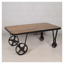 Industrial Wooden Coffee Table