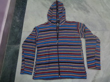 Acrylic woolen jackets with chain model