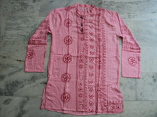 Viscose printed indian gods designs kurta