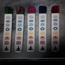Wooden incense burners multi colors prints, Color : mixed