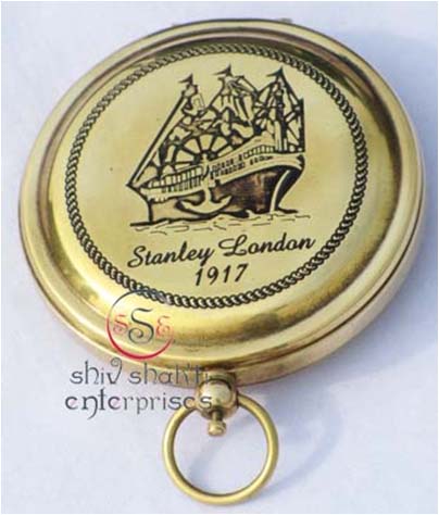 Stanley London Push Button Compass