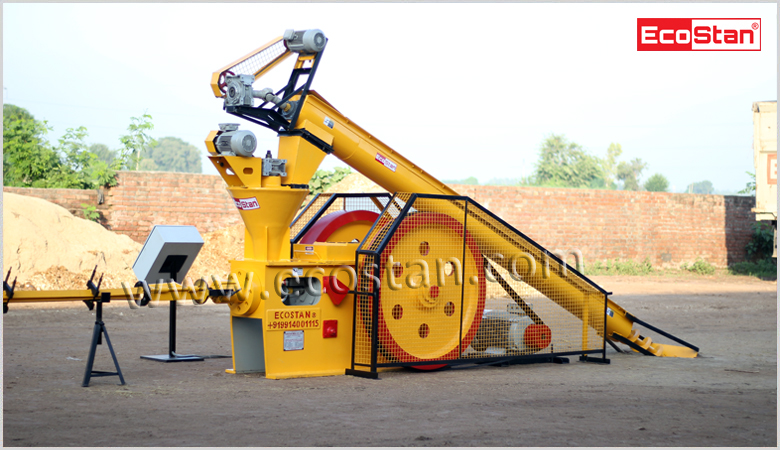 Automatic Sawdust Briquette Machine, Production Capacity : 300-2500KG/HR