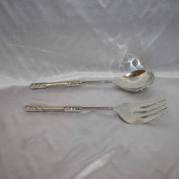 Brass cutlery spoon fork flatware