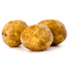 Organic raw potato