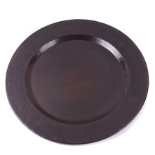 Round Shape Black Charger Plate