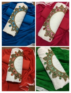 LADY HAND WORK DRESS MATERIAL