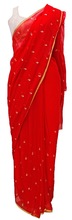 INDIAN SUMMER Embroidered Chiffon Saree, Age Group : Adults