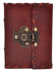 Antique Leather Journal Brown New Design Antique Lock Diary