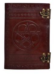 Beautiful Genuine Leather Journal Wholesaler Pentagram Design Notebook
