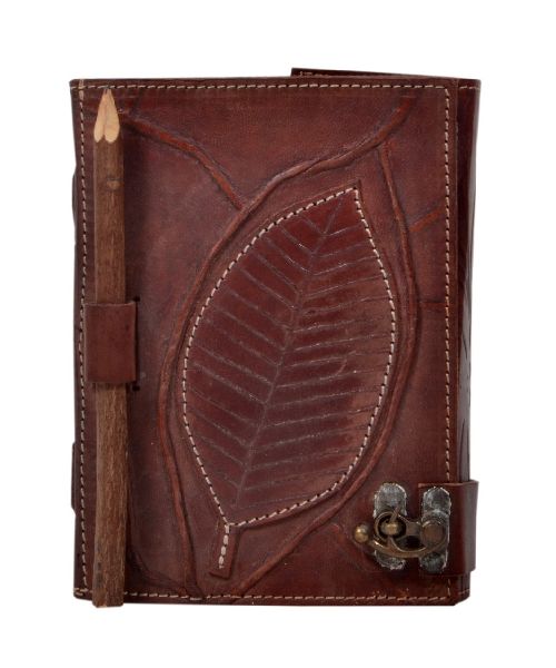 Genuine Leather Journal Antique Leave Journal Notebook