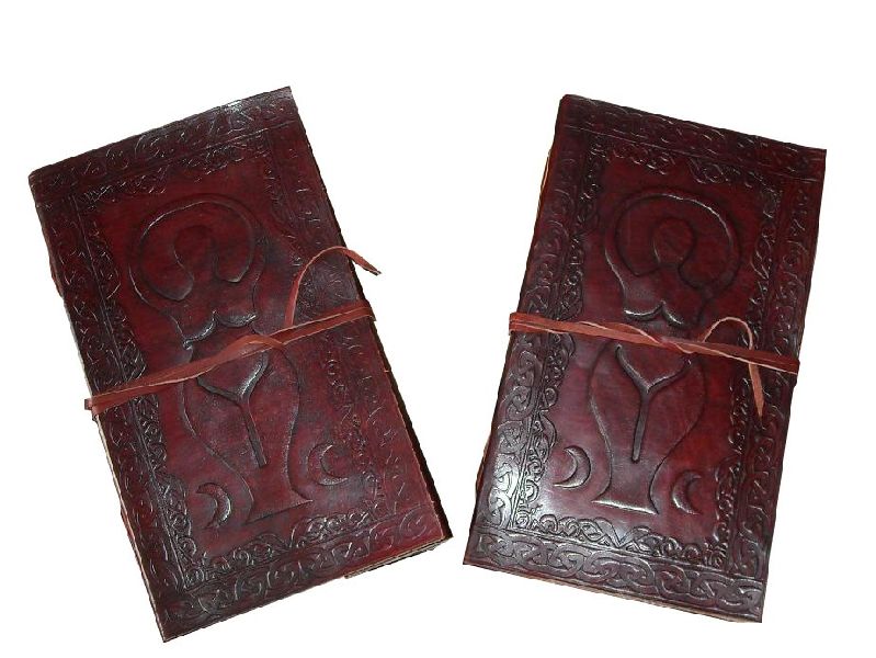 Genuine Leather Journal Mother Goddess Journal Notebook