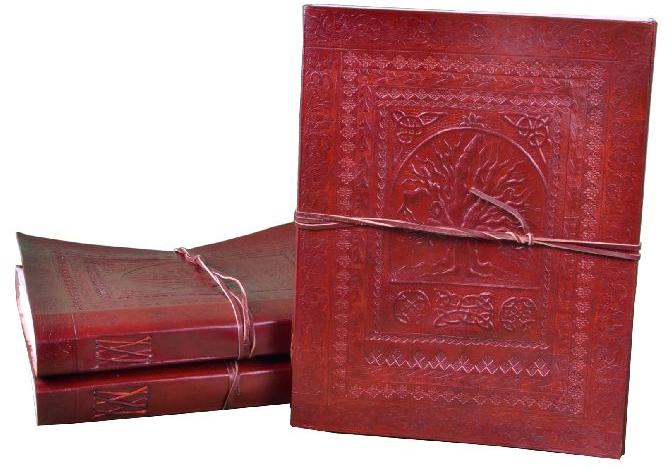 Handmade Embossed Leather Journal