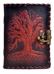 Handmade Genuine Celtic Tree Of Life Leather Journal Antique Diary