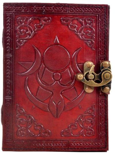 Handmade Genuine Vintage Goddess Mother Leather Journal Diary