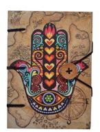 Hardcover Travel Diary with Beautiful Hand Design Hard Paper Didital Print
