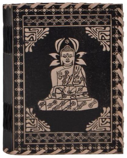 Leather Journal New Buddha Design Antique Journal