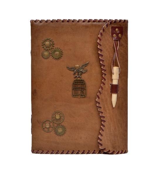New Charcoal Color Antique Design Notebook